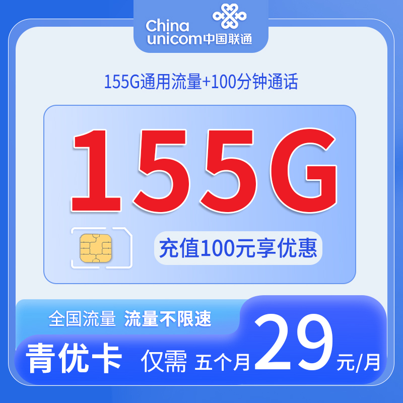 安徽联通青优卡