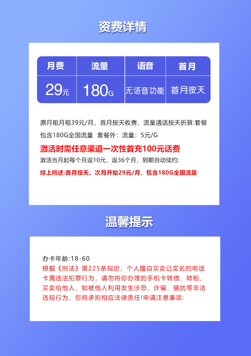 河北联通专属卡详情