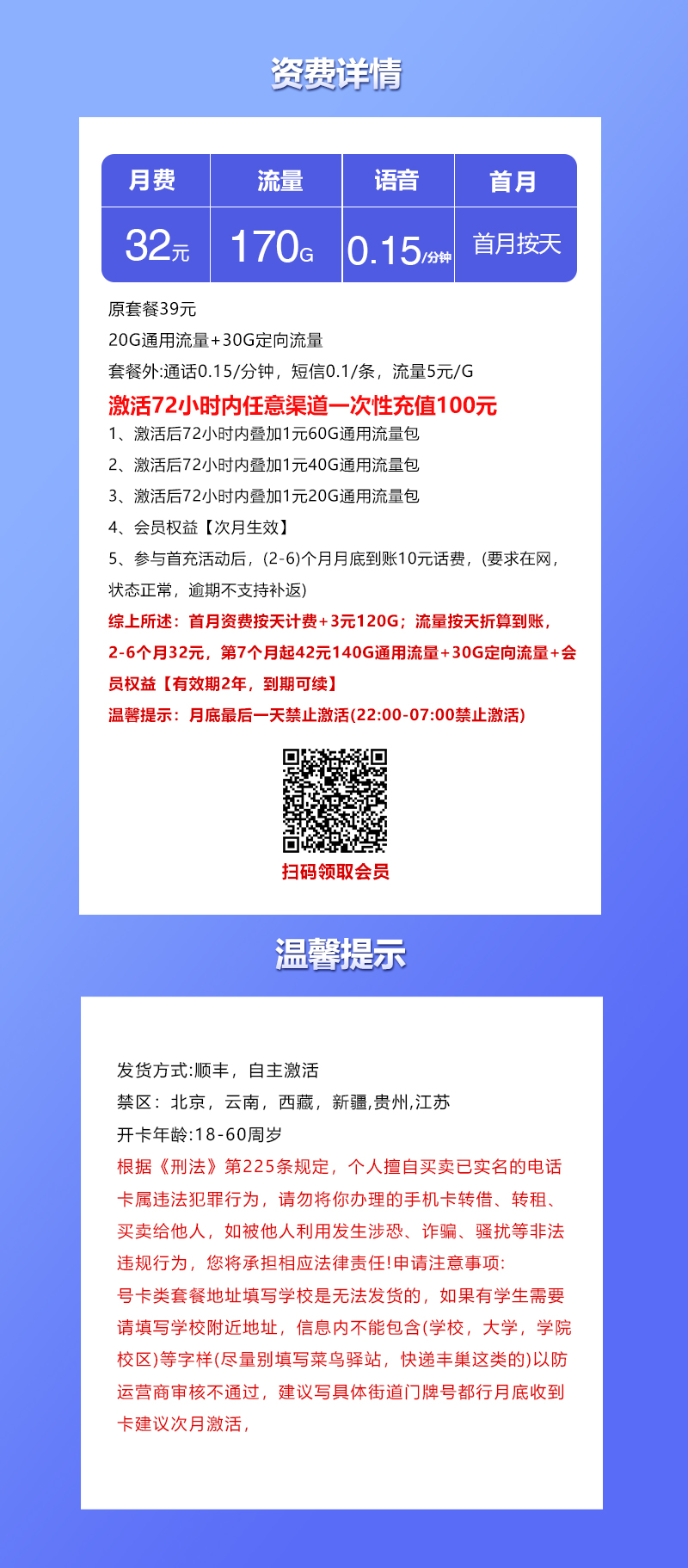 联通飞语卡详情