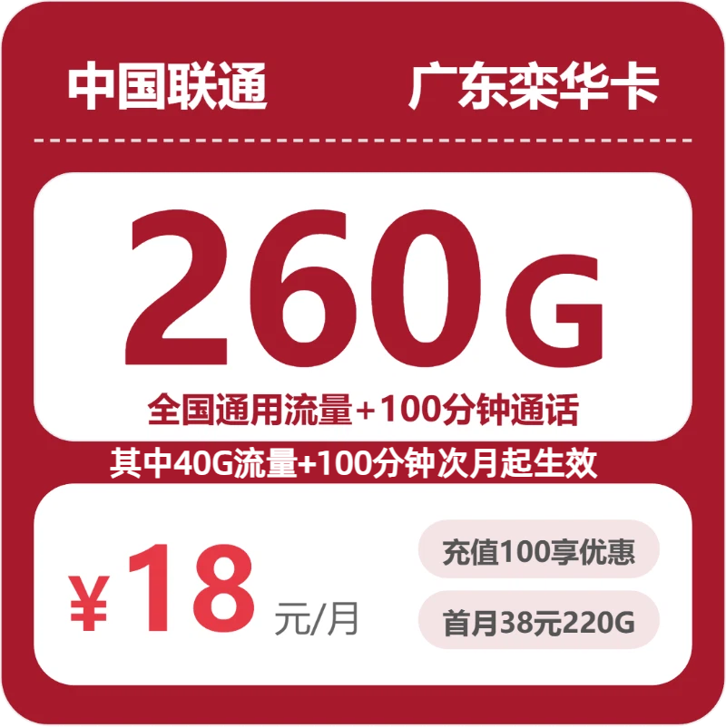 广东联通栾华卡