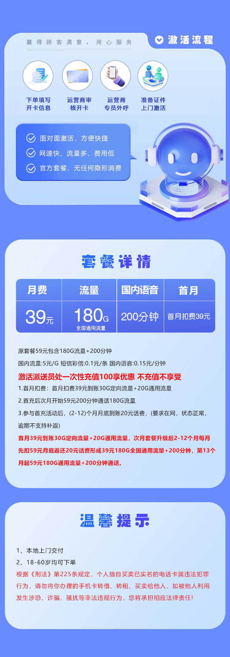 湖北联通专享卡详情