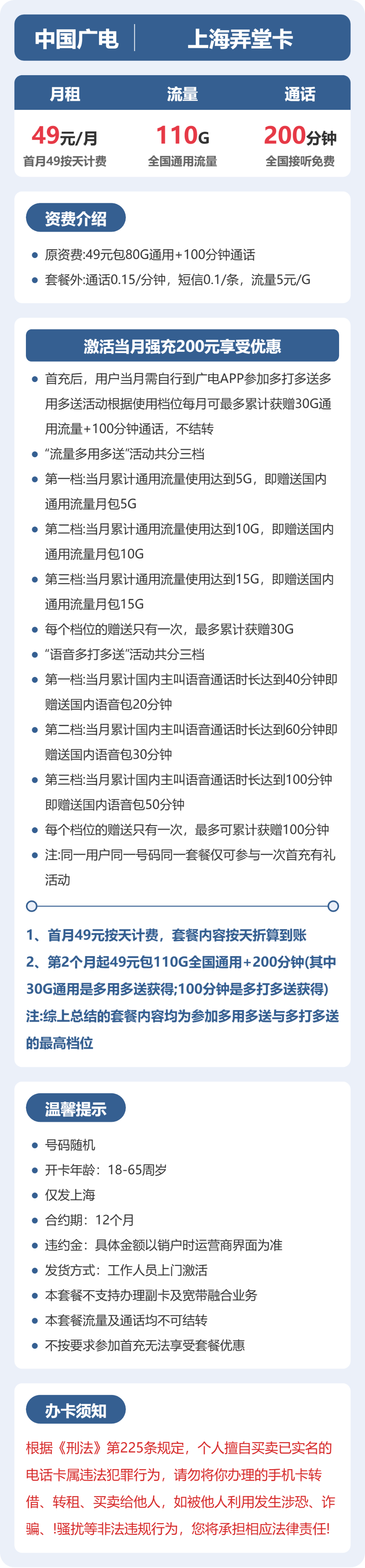 上海广电弄堂卡详情