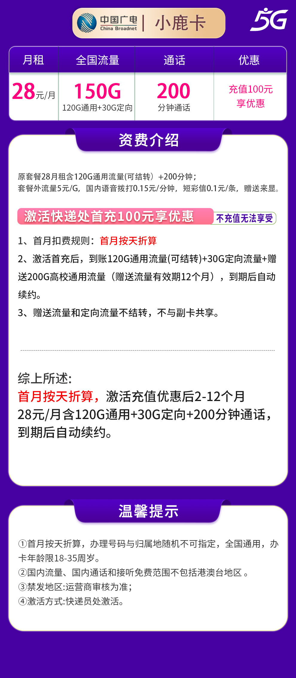 陕西广电小鹿卡详情