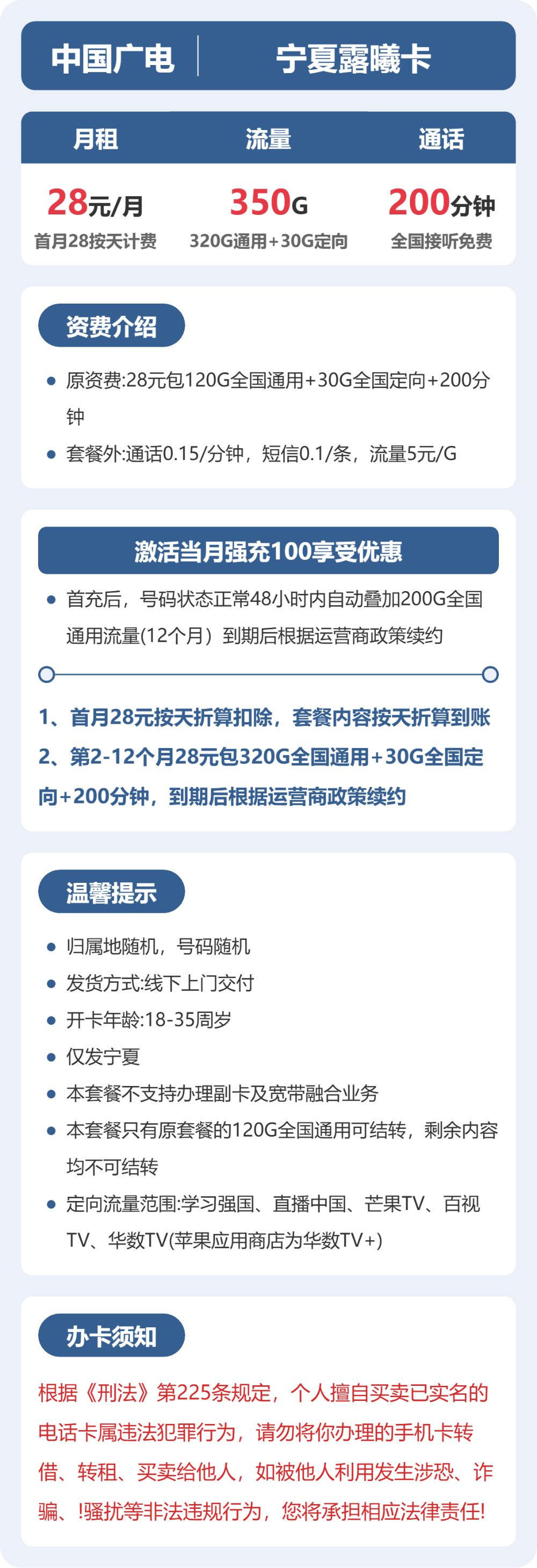 宁夏广电露曦卡详情