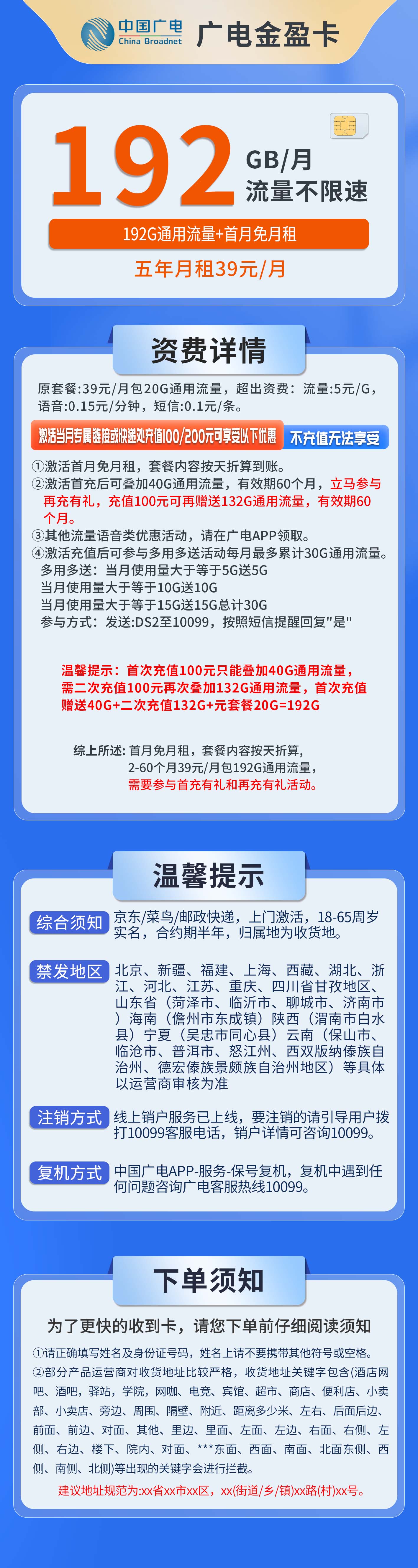 广电金盈卡详情